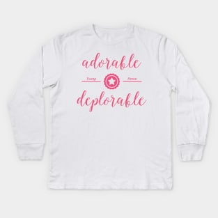 Adorable Deplorable Kids Long Sleeve T-Shirt